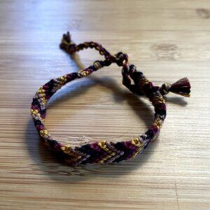 Cecelia Woven Bracelet anklet trendy comfortable tie embroidery thread woven gif